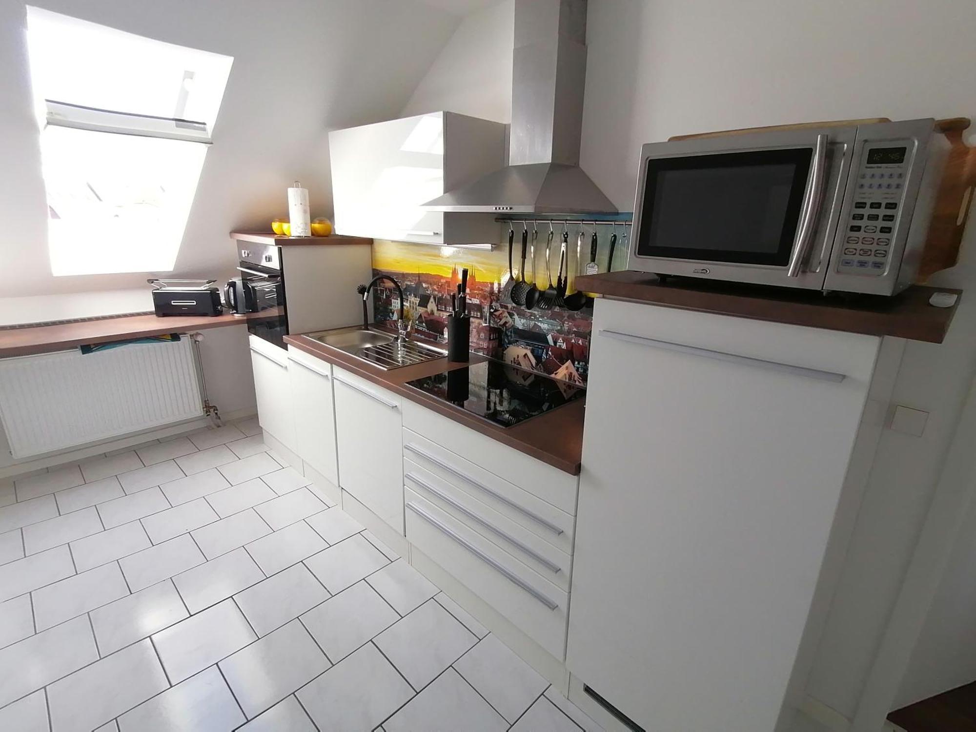 Auszeit2 Erfurt - Stilvolle Dachwohnung Mit Parkplatz - Zentrumsnah 외부 사진