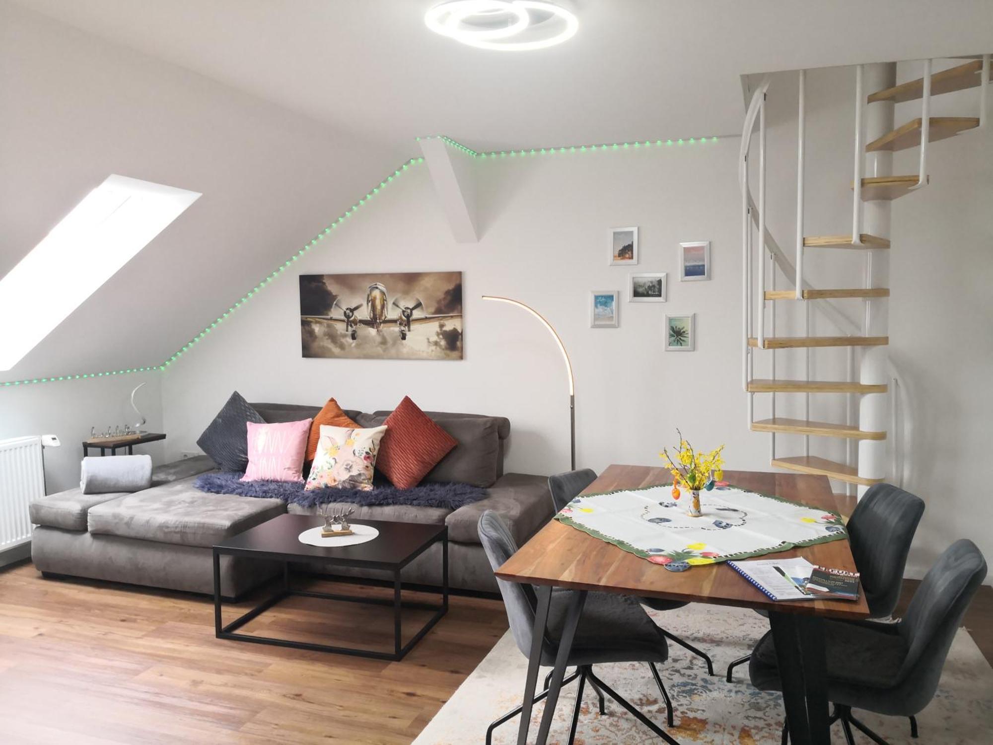 Auszeit2 Erfurt - Stilvolle Dachwohnung Mit Parkplatz - Zentrumsnah 외부 사진